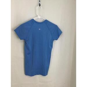 280]Lululemon Shirt M Blue Swiftly Tech Short Sleeve Top Running Yoga Workout